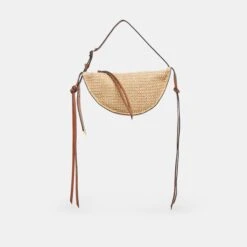 MONACO SHOULDER BAG NATURAL RAFFIA(Monaco Shoulder Bag Natural Raffia) -Dolce Vita Shop DOLCEVITA HANDBAGS MONACO NATURAL 1
