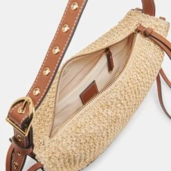 MONACO SHOULDER BAG NATURAL RAFFIA(Monaco Shoulder Bag Natural Raffia) -Dolce Vita Shop DOLCEVITA HANDBAGS MONACO NATURAL 3