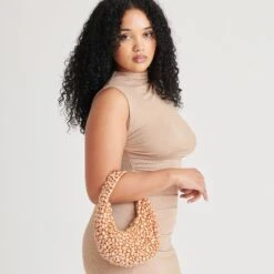 PEARLA SHOULDER BAG GOLD FAUX PEARL(Pearla Shoulder Bag Gold Faux Pearl) -Dolce Vita Shop DOLCEVITA HANDBAGS PEARLA GOLD 02 1