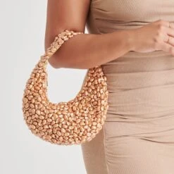 PEARLA SHOULDER BAG GOLD FAUX PEARL(Pearla Shoulder Bag Gold Faux Pearl) -Dolce Vita Shop DOLCEVITA HANDBAGS PEARLA GOLD 04