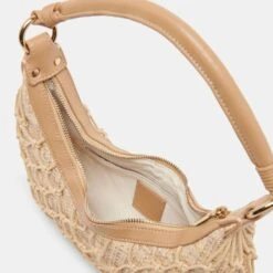 POSITANO SHOULDER BAG NATURAL RAFFIA(Positano Shoulder Bag Natural Raffia) -Dolce Vita Shop DOLCEVITA HANDBAGS POSITANO NATURAL 3