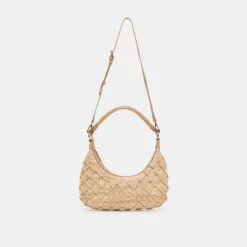 POSITANO SHOULDER BAG NATURAL RAFFIA(Positano Shoulder Bag Natural Raffia) -Dolce Vita Shop DOLCEVITA HANDBAGS POSITANO NATURAL 4
