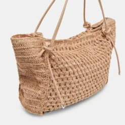 RAVELLO TOTE NATURAL RAFFIA(Ravello Tote Natural Raffia) -Dolce Vita Shop DOLCEVITA HANDBAGS RAVELLO NATURAL 2