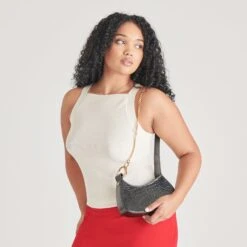 SILVIE SHOULDER BAG BLACK CROCO STELLA(Silvie Shoulder Bag Black Croco Stella) 10 SILVIE SHOULDER BAG BLACK CROCO STELLA(Silvie Shoulder Bag Black Croco Stella) -Dolce Vita Shop DOLCEVITA HANDBAGS SILVIE BLACKCROCO 01