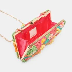 TAORMINA CLUTCH MULTI BEADED(Taormina Clutch Multi Beaded) -Dolce Vita Shop DOLCEVITA HANDBAGS TAORMINA MULTI 4