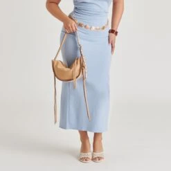 VERONA SHOULDER BAG BEIGE SUEDE(Verona Shoulder Bag Beige Suede) -Dolce Vita Shop DOLCEVITA HANDBAGS VERONA BEIGE 02 3