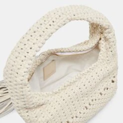 ZENIA HANDBAG BONE LEATHER(Zenia Handbag Bone Leather) -Dolce Vita Shop DOLCEVITA HANDBAGS ZENIA BONE 4