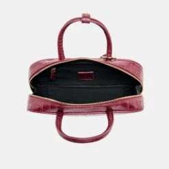 FLYN HANDBAG BURGUNDY CROCO STELLA(Flyn Handbag Burgundy Croco Stella) -Dolce Vita Shop DOLCEVITA HANDBAG FLYN BURGUNDYCROCPU 6