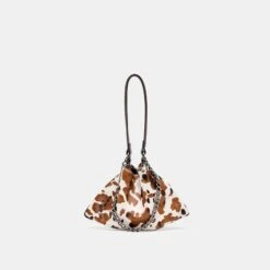 JAGGER SHOULDER BAG COCOA CALF HAIR(Jagger Shoulder Bag Cocoa Calf Hair) -Dolce Vita Shop DOLCEVITA HANDBAG JAGGER H COCOACALFHAIR 3