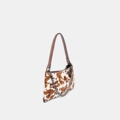 JAGGER SHOULDER BAG COCOA CALF HAIR(Jagger Shoulder Bag Cocoa Calf Hair) -Dolce Vita Shop DOLCEVITA HANDBAG JAGGER H COCOACALFHAIR 4