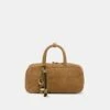 SANTINA HANDBAG TAUPE SUEDE(Santina Handbag Taupe Suede)