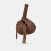ZURY HANDBAG ESPRESSO SUEDE(Zury Handbag Espresso Suede)