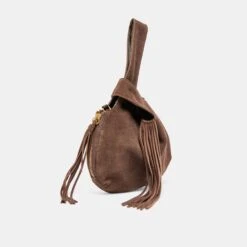 ZURY HANDBAG ESPRESSO SUEDE(Zury Handbag Espresso Suede) -Dolce Vita Shop DOLCEVITA HANDBAG ZURY ESPRESSOSUEDE 4
