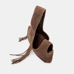 ZURY HANDBAG ESPRESSO SUEDE(Zury Handbag Espresso Suede) -Dolce Vita Shop DOLCEVITA HANDBAG ZURY ESPRESSOSUEDE 5