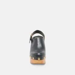 ADELAN CLOGS BLACK LEATHER(Adelan Clogs Black Leather) -Dolce Vita Shop DOLCEVITA HEELS ADELAN BLACKLEATHER 04