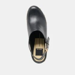 ADELAN CLOGS BLACK LEATHER(Adelan Clogs Black Leather) -Dolce Vita Shop DOLCEVITA HEELS ADELAN BLACKLEATHER 06