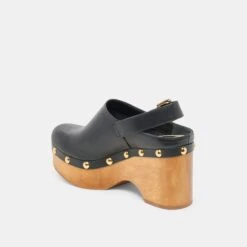 ADELAN CLOGS BLACK LEATHER(Adelan Clogs Black Leather) -Dolce Vita Shop DOLCEVITA HEELS ADELAN BLACKLEATHER 08
