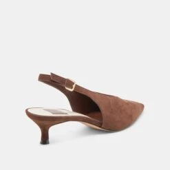 ALENNA HEELS DK BROWN SUEDE(Alenna Heels Dk Brown Suede) -Dolce Vita Shop DOLCEVITA HEELS ALENNA DKBROWNSUEDE 03