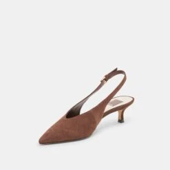 ALENNA HEELS DK BROWN SUEDE(Alenna Heels Dk Brown Suede) -Dolce Vita Shop DOLCEVITA HEELS ALENNA DKBROWNSUEDE 09