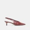 ALENNA HEELS OXBLOOD CRINKLE PATENT(Alenna Heels Oxblood Crinkle Patent)