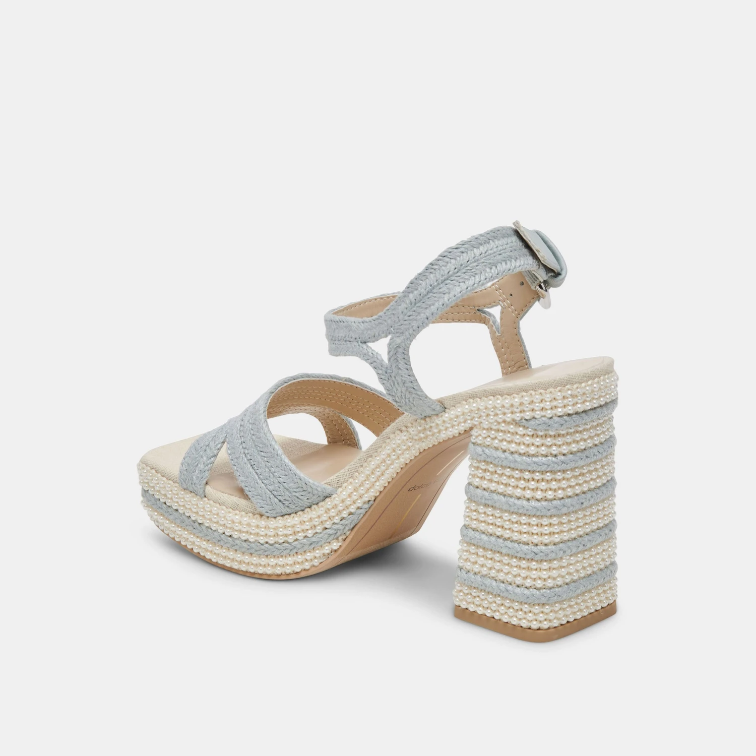 ANIRA PEARL HEELS LIGHT BLUE PEARLS(Anira Pearl Heels Light Blue Pearls) 9 ANIRA PEARL HEELS LIGHT BLUE PEARLS(Anira Pearl Heels Light Blue Pearls) - Image 9