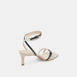 BAMBY HEELS WHITE BLACK LEATHER(Bamby Heels White Black Leather) -Dolce Vita Shop DOLCEVITA HEELS BAMBY WHITEBLACKLEATHER 03