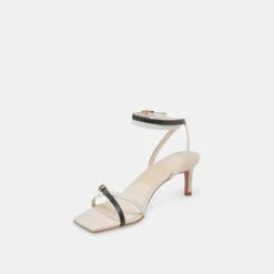 BAMBY HEELS WHITE BLACK LEATHER(Bamby Heels White Black Leather) -Dolce Vita Shop DOLCEVITA HEELS BAMBY WHITEBLACKLEATHER 08