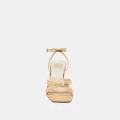 BECKI HEELS GOLD DISTRESSED LEATHER(Becki Heels Gold Distressed Leather) -Dolce Vita Shop DOLCEVITA HEELS BECKI GOLDDISTRESSEDLEATHER 04