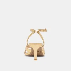 BECKI HEELS GOLD DISTRESSED LEATHER(Becki Heels Gold Distressed Leather) -Dolce Vita Shop DOLCEVITA HEELS BECKI GOLDDISTRESSEDLEATHER 05