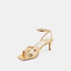 BECKI HEELS GOLD DISTRESSED LEATHER(Becki Heels Gold Distressed Leather) -Dolce Vita Shop DOLCEVITA HEELS BECKI GOLDDISTRESSEDLEATHER 08