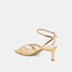 BECKI HEELS GOLD DISTRESSED LEATHER(Becki Heels Gold Distressed Leather) -Dolce Vita Shop DOLCEVITA HEELS BECKI GOLDDISTRESSEDLEATHER 09
