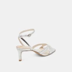 BECKI HEELS SILVER DISTRESSED LEATHER(Becki Heels Silver Distressed Leather) -Dolce Vita Shop DOLCEVITA HEELS BECKI SILVERDISTRESSEDLEATHER 03