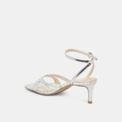 BECKI HEELS SILVER DISTRESSED LEATHER(Becki Heels Silver Distressed Leather) -Dolce Vita Shop DOLCEVITA HEELS BECKI SILVERDISTRESSEDLEATHER 09