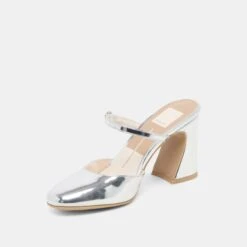 BIENNE HEELS SILVER STELLA(Bienne Heels Silver Stella) -Dolce Vita Shop DOLCEVITA HEELS BIENNE SILVER SPECCHIO STELLA 08