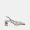BLONDI HEELS SILVER MESH(Blondi Heels Silver Mesh)