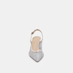 BLONDI HEELS SILVER MESH(Blondi Heels Silver Mesh) -Dolce Vita Shop DOLCEVITA HEELS BLONDI SILVERMESH 04