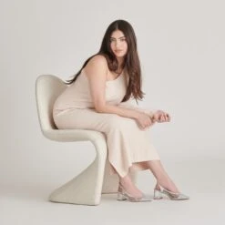 BLONDI HEELS SILVER MESH(Blondi Heels Silver Mesh) -Dolce Vita Shop DOLCEVITA HEELS BLONDI SILVERMESH ONFOOT 02