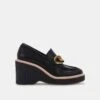 BRENAN WEDGES BLACK LEATHER - Re:vita(Brenan Wedges Black Leather Rxil3xcc1v Resale)
