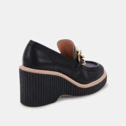 BRENAN WEDGES BLACK LEATHER - Re:vita(Brenan Wedges Black Leather Rxil3xcc1v Resale) -Dolce Vita Shop DOLCEVITA HEELS BRENAN BLACKLEATHER 03