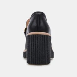 BRENAN WEDGES BLACK LEATHER - Re:vita(Brenan Wedges Black Leather Rxil3xcc1v Resale) -Dolce Vita Shop DOLCEVITA HEELS BRENAN BLACKLEATHER 05