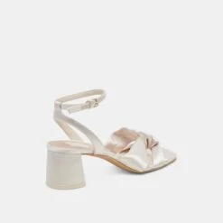 BRENNA HEELS IVORY SATIN(Brenna Heels Ivory Satin) -Dolce Vita Shop DOLCEVITA HEELS BRENNA IVORY SATIN 03