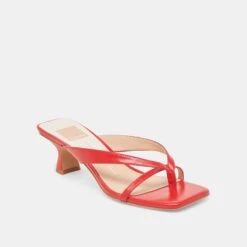 BREVEL HEELS CHILI LEATHER(Brevel Heels Chili Leather) -Dolce Vita Shop DOLCEVITA HEELS BREVEL CHILILEATHER 01