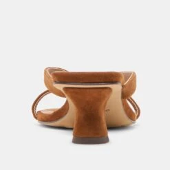 BREVEL HEELS DK BROWN SUEDE(Brevel Heels Dk Brown Suede) -Dolce Vita Shop DOLCEVITA HEELS BREVEL DKBROWNSUEDE 05