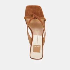 BREVEL HEELS DK BROWN SUEDE(Brevel Heels Dk Brown Suede) -Dolce Vita Shop DOLCEVITA HEELS BREVEL DKBROWNSUEDE 06