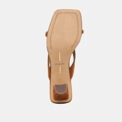 BREVEL HEELS DK BROWN SUEDE(Brevel Heels Dk Brown Suede) -Dolce Vita Shop DOLCEVITA HEELS BREVEL DKBROWNSUEDE 07