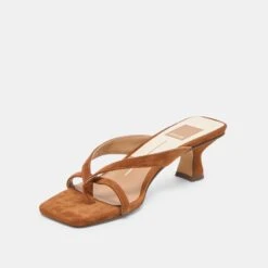 BREVEL HEELS DK BROWN SUEDE(Brevel Heels Dk Brown Suede) -Dolce Vita Shop DOLCEVITA HEELS BREVEL DKBROWNSUEDE 09