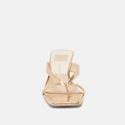 BREVEL HEELS GOLD DISTRESSED LEATHER(Brevel Heels Gold Distressed Leather) -Dolce Vita Shop DOLCEVITA HEELS BREVEL GOLDDISTRESSEDLEATHER 04