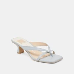 BREVEL HEELS LIGHT BLUE LEATHER(Brevel Heels Light Blue Leather) -Dolce Vita Shop DOLCEVITA HEELS BREVEL LIGHTBLUELEATHER 01