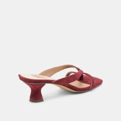 BREVEL HEELS OXBLOOD SUEDE(Brevel Heels Oxblood Suede) 11 BREVEL HEELS OXBLOOD SUEDE(Brevel Heels Oxblood Suede) -Dolce Vita Shop DOLCEVITA HEELS BREVEL OXBLOODSUEDE 03