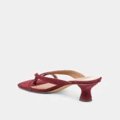 BREVEL HEELS OXBLOOD SUEDE(Brevel Heels Oxblood Suede) 13 BREVEL HEELS OXBLOOD SUEDE(Brevel Heels Oxblood Suede) -Dolce Vita Shop DOLCEVITA HEELS BREVEL OXBLOODSUEDE 08